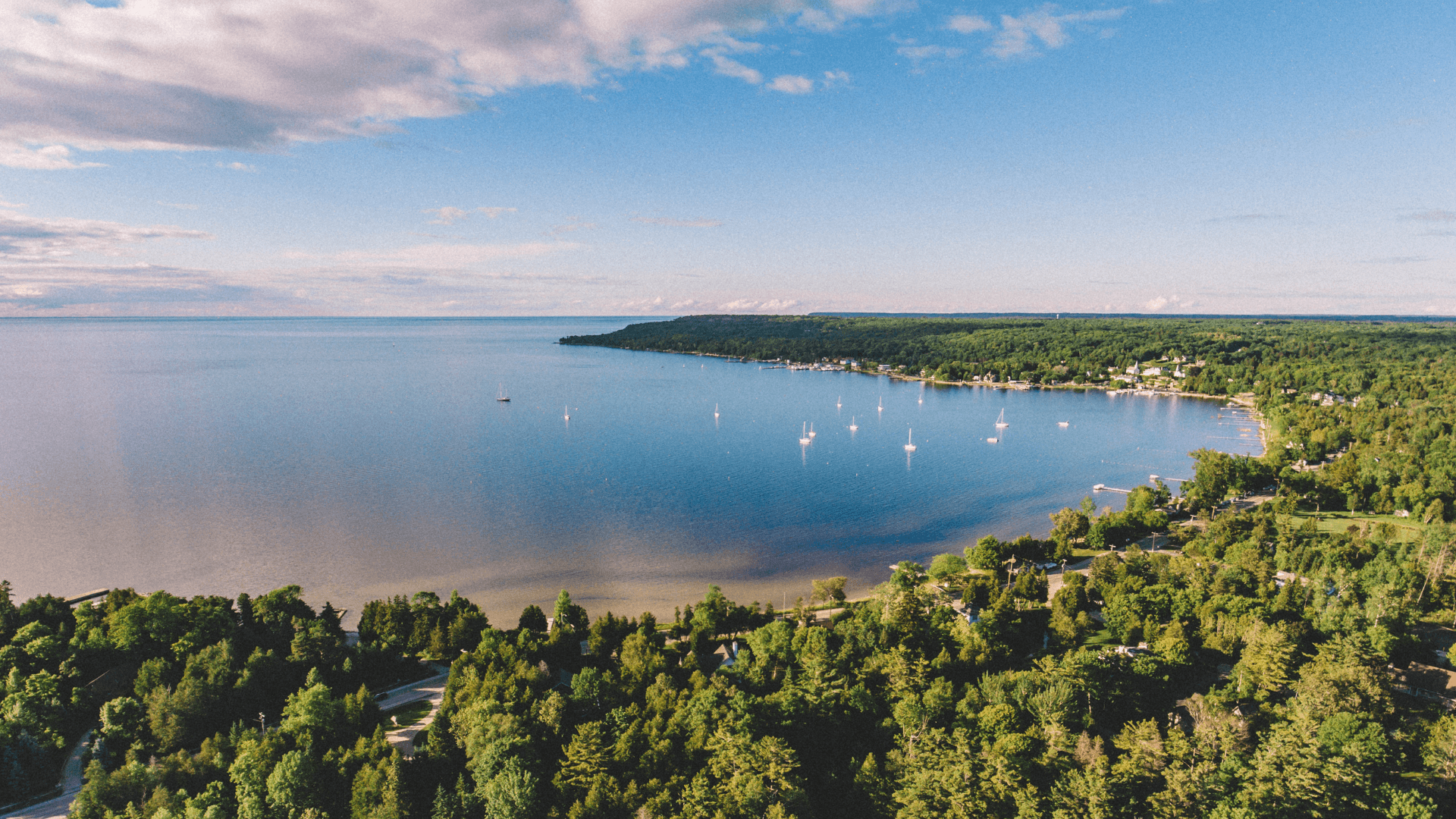 bay from the air
