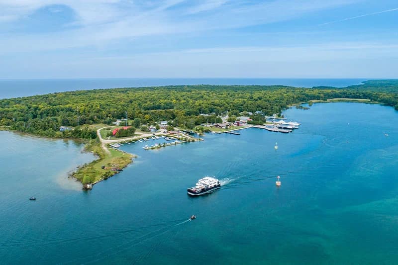 ferry from the air