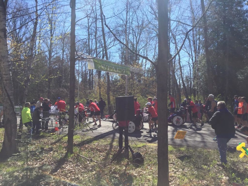 View from the starting line