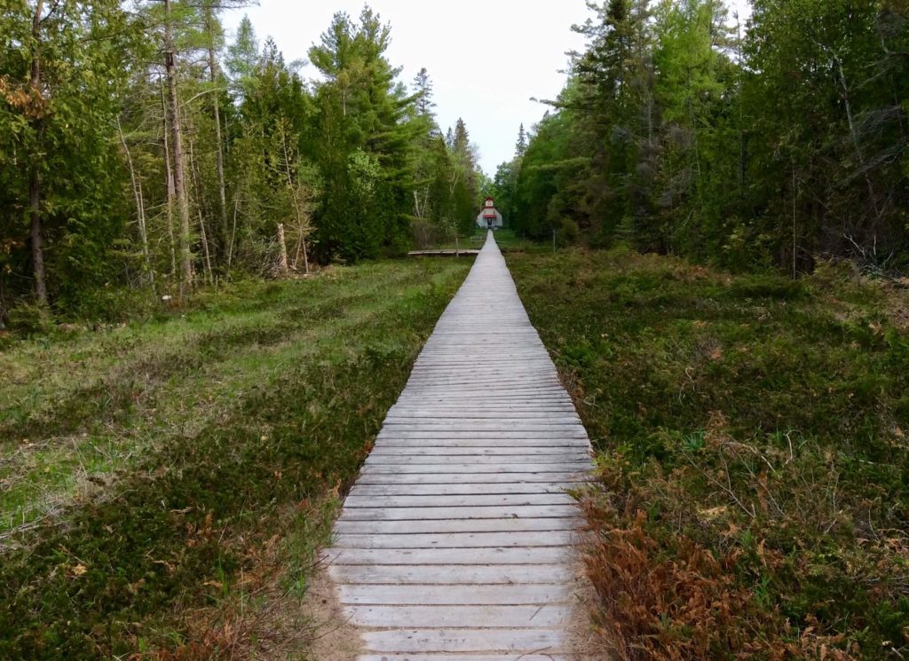 Ridges range light boardwalk