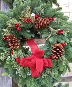 Festive wreath